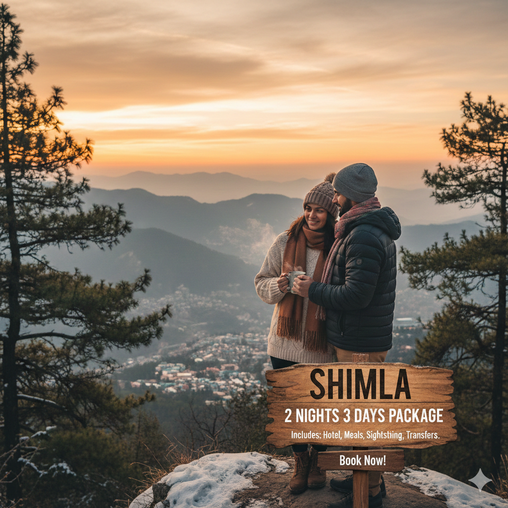 shimla 2 nights 3 days